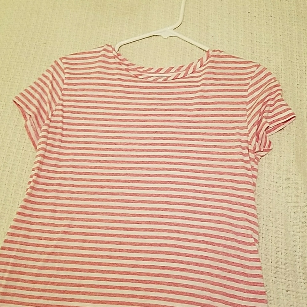 Pink Striped Top